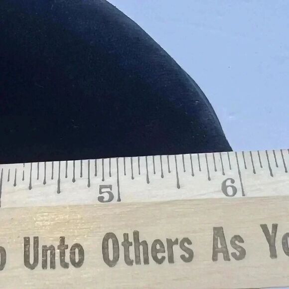 Vintage Cloche Hat Velvet Satin & Net Lace Trim w/Rhinestone - Picture 10 of 13